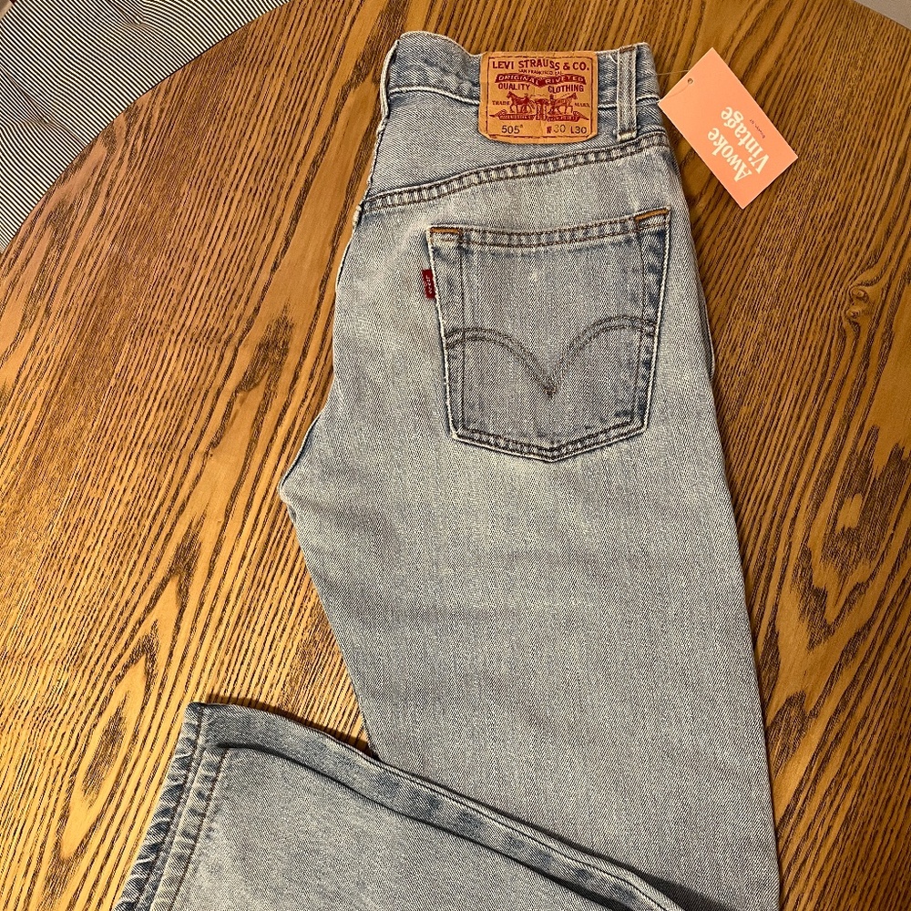 Vintage Levi's 505 Straight Leg Jeans